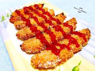 香酥三文鱼的做法步骤:9