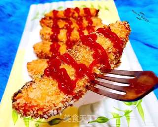 香酥三文鱼的做法步骤:11