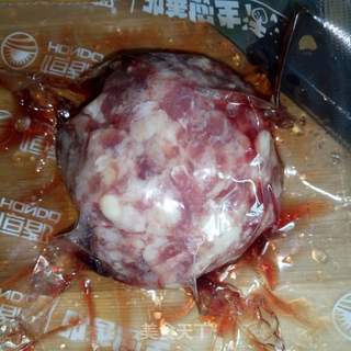 茄丁肉末打卤面的做法步骤:3