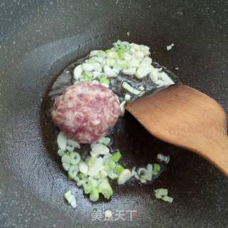 茄丁肉末打卤面的做法步骤：6