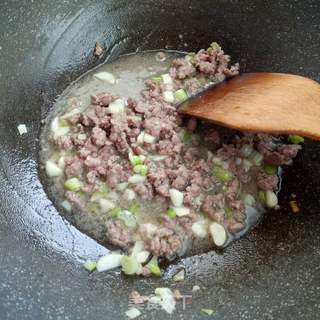 茄丁肉末打卤面的做法步骤：7