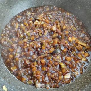 茄丁肉末打卤面的做法步骤：11