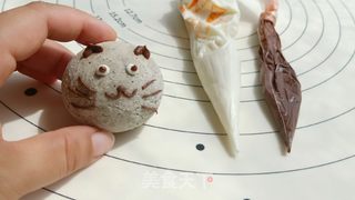 猫咪麻薯包的做法步骤:9