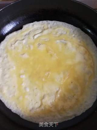 蔬菜火腿卷蛋饼的做法步骤:3