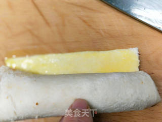 儿童鳗鱼吐司卷的做法步骤:8