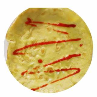 蔬菜火腿卷蛋饼的做法步骤:5