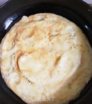 蔬菜火腿卷蛋饼的做法步骤:4