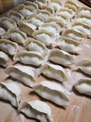 豆角鸡蛋粉丝饺子的做法步骤:9