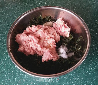 马兰头猪肉南瓜饺的做法步骤:7