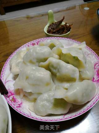 豆角鸡蛋粉丝饺子的做法步骤:11