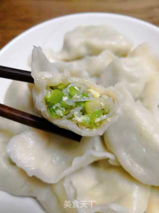 豆角鸡蛋粉丝饺子的做法步骤:12