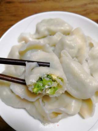 豆角鸡蛋粉丝饺子的做法步骤:13