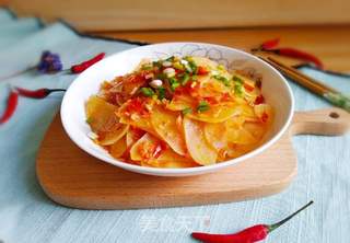 泡椒土豆片(酸辣土豆片)的做法步骤:13