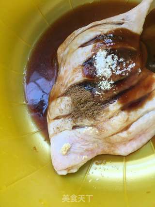 蚝油烤鸭腿(鸡翅)的做法步骤:5