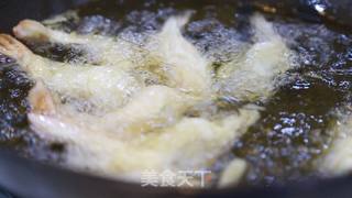 创意芥辣天妇罗(炸虾)的做法步骤:8