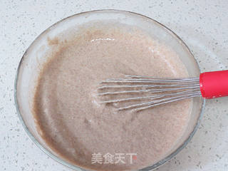 快手健康早餐 【黑麦开花发糕】的做法步骤:4