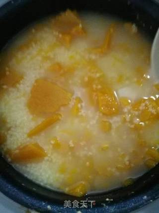 南瓜小米粥的做法步骤:8