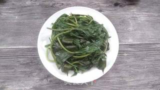 麻酱红薯叶的做法步骤:17