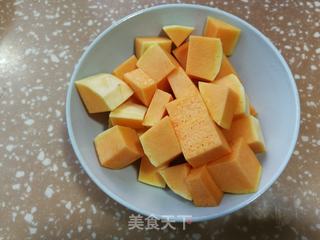 南瓜二米粥的做法步骤:3