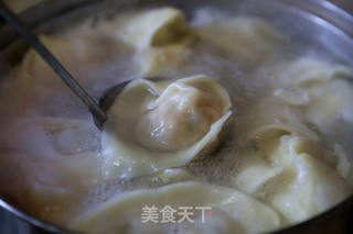 南瓜丝儿虾仁馄饨的做法步骤:17