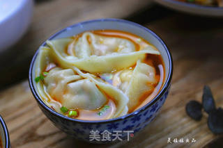 南瓜丝儿虾仁馄饨的做法步骤:18