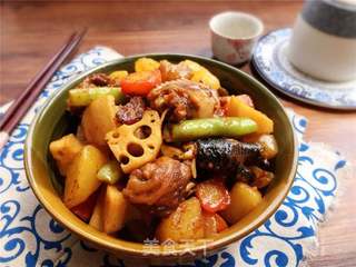 农家烧土鸡的做法步骤:13