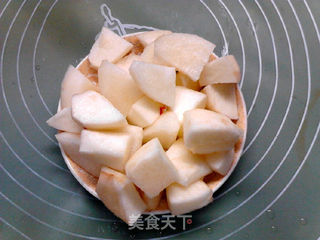 润肤美颜苹果雪梨百合银耳羹的做法步骤：5