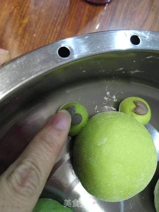 青蛙蜜豆包的做法步骤:9