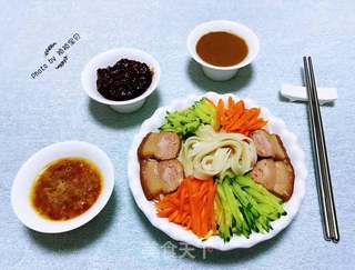 香肉炸酱面的做法步骤:11