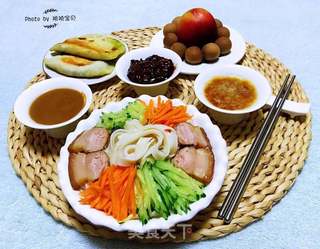 香肉炸酱面的做法步骤:16