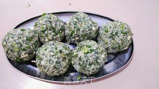 猪肉萌菜豆腐麦饼的做法步骤:4