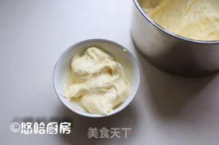 栗子海绵蛋糕的做法步骤:8
