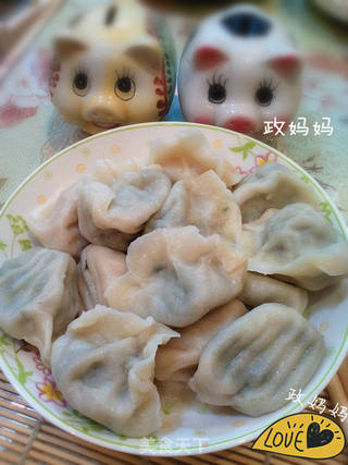 麦蒿馅饺子的做法步骤:13