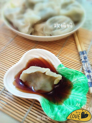 麦蒿馅饺子的做法步骤:14