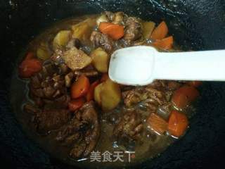 土豆胡萝卜炖鸡腿的做法步骤:13