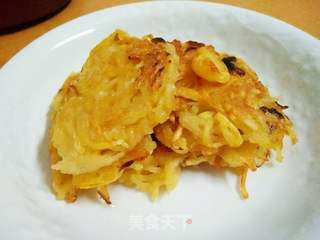 土豆丝煎饼的做法步骤：8