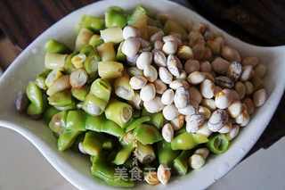 豆角炒饭的做法步骤:3
