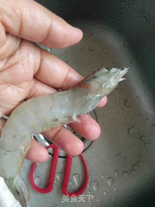 炒虾的做法步骤：2