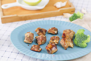 蒜香烤排骨的做法步骤:7
