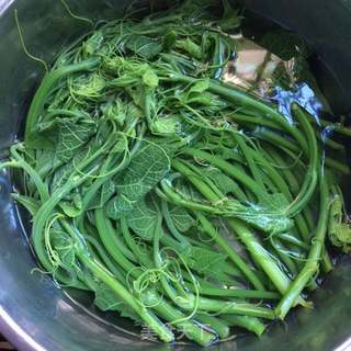 炝拌龙须菜的做法步骤:3