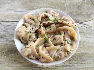 电饭锅版煎饺的做法步骤:12
