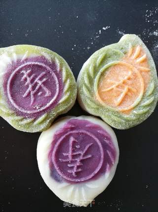 多彩冰皮月饼的做法步骤:20