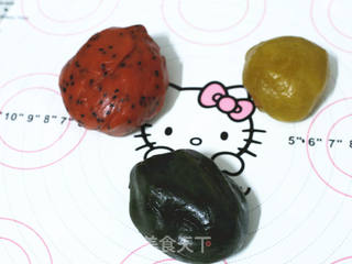 西瓜桃山皮月饼的做法步骤:3