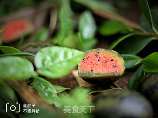 西瓜桃山皮月饼的做法步骤:12