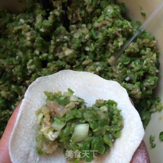 豇豆猪肉水饺的做法步骤:9