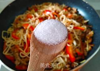 扬州干丝炒肉丝的做法步骤:13