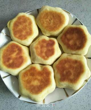 奶香发面饼的做法步骤:11