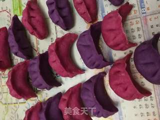 彩色蒸饺的做法步骤:7