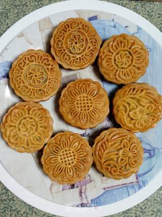 老五仁月饼的做法步骤:10