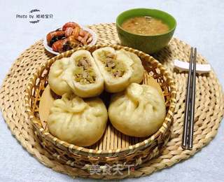 芸豆香肉蒸包的做法步骤:16